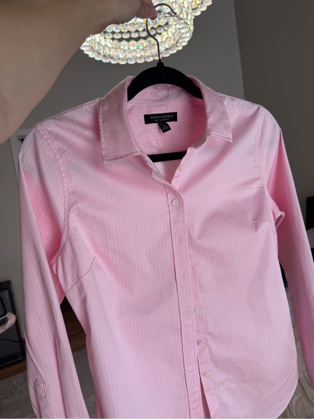 Banana Republic Pink Tailored fit Button-Up Shirt - Picture 5 of 6